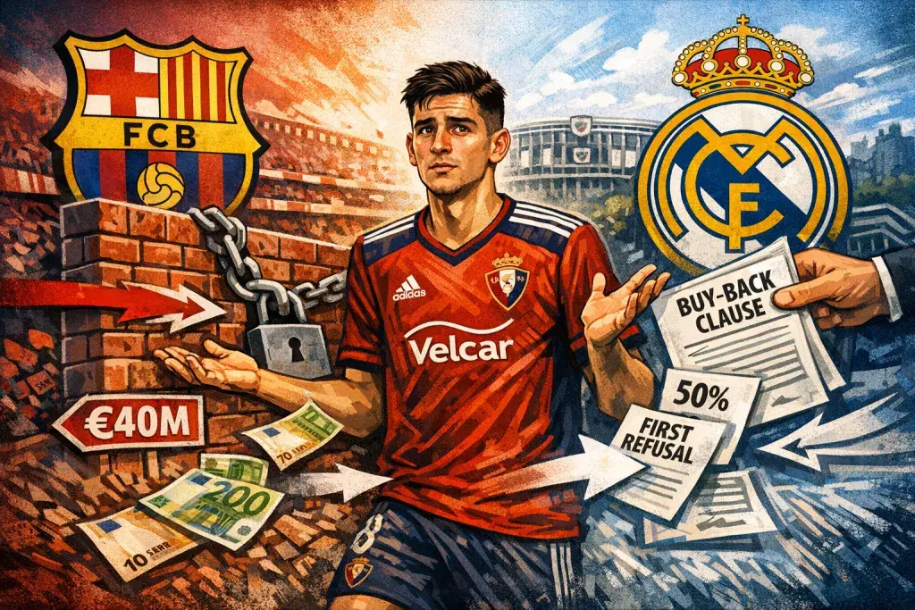 Real Madrid's Buy-Back Clause Blocks Barcelona From Signing Victor Muñoz